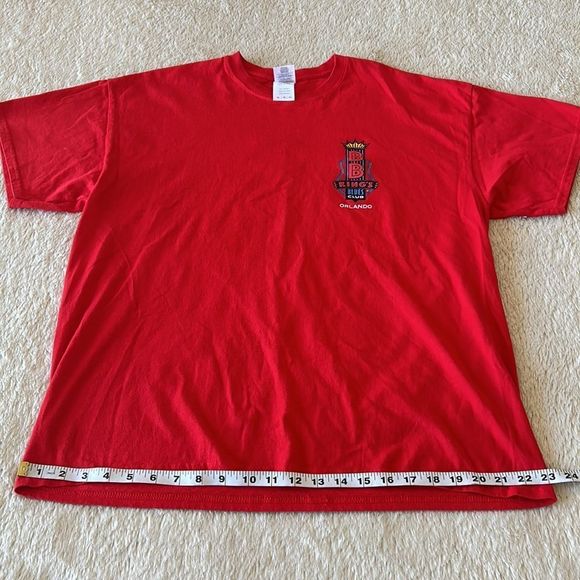BB King blues club Orlando Florida short sleeve shirt red size XL - Picture 11 of 16